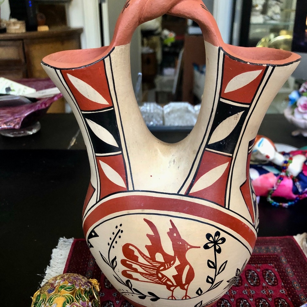 Native American Wedding Vase Vintage